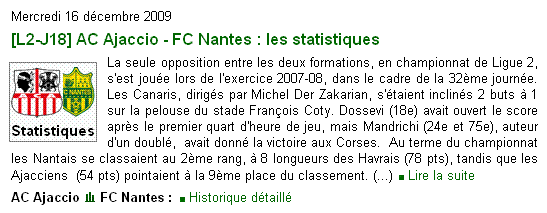 [L2 - J18] Ajaccio 2-1 Nantes Actu00015