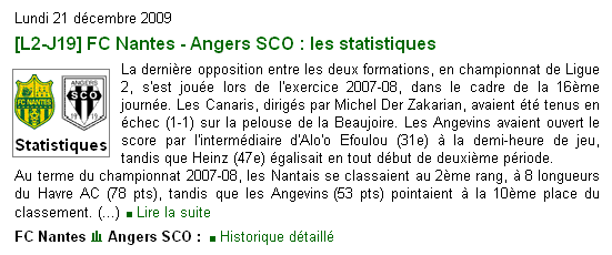 [L2 - J19] Nantes 1-2 Angers Actu00017