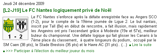 [L2 - J19] Nantes 1-2 Angers Actu00018