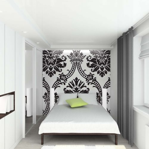 paint on wall‏ ... สวยๆ ทั้งนั้น T2_Black_%26_White_bed