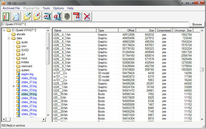 Tag fm07 en excplus, extreme condicion plus Filemaster07