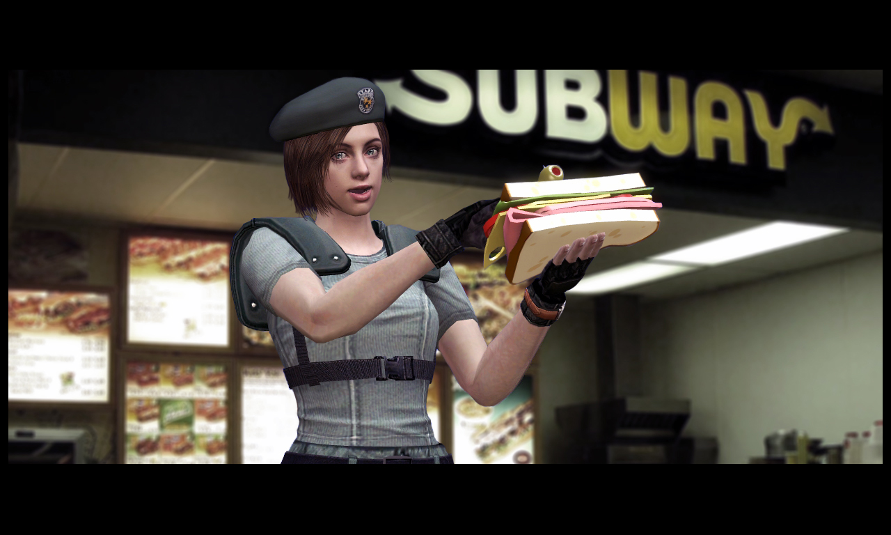 Funny Resident evil pics - Page 3 Jill-subway