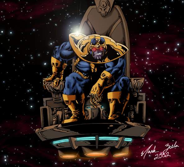 Goggeta ssj4 VS Thanos Thanos-throne2002