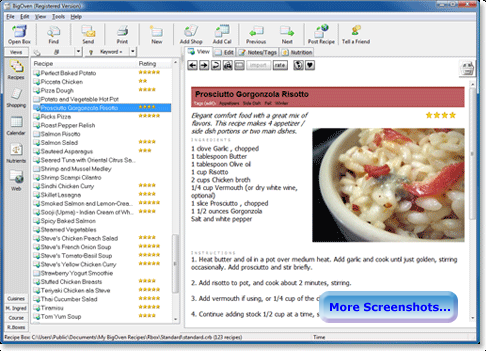 برنامج ( My recipes ) أول وأقوى برنامج وصفات الطعام والمشروبات Bigoven-recipe-software