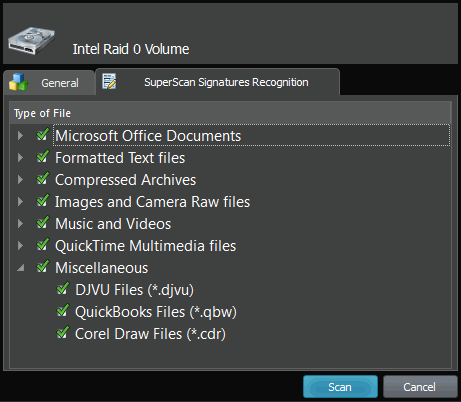 هل قمت بعمل فورمات وضاعت منك ملفاتك ،، إصدار جديد من العملاق Active@ File Recovery SuperScan-Signatures