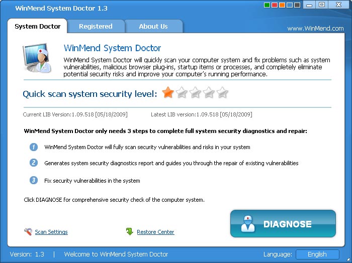 عملاق الحماية و إكتشاف الفيروسات و فاحص الملفات بحجم 7 ميغا فقطWinMend System Doctor  6b383d73e889793520ebd7afb4762379_WinMend_System_Doctor