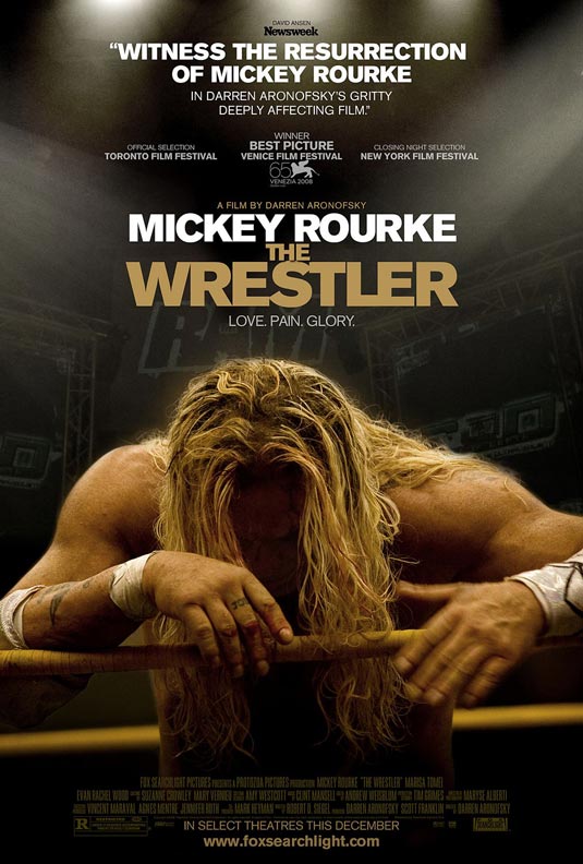 THE WRESTLER - 2008 - Darren Aronofsky Wrestler_poster_535px