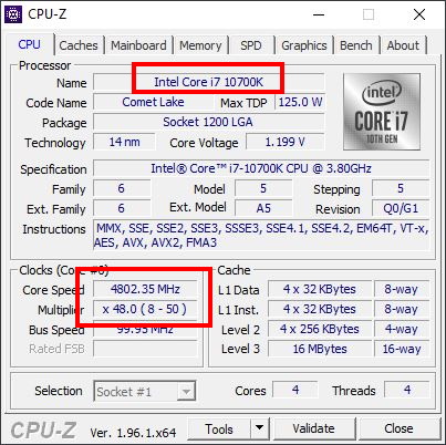 Intel Core i7 10700k vs Intel Core i5 6600k CPU-Z%20i7%2010700k%204%2C8%20GHz%204%20HT%20OFF%203