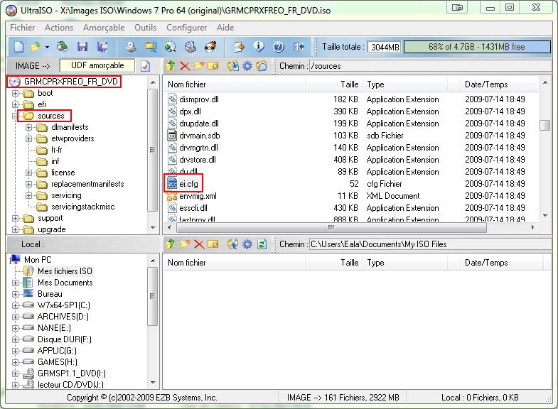 [DOSSIER] Modifier l'image ISO originelle de Windows 7 pour pouvoir installer n'importe quelle version de Windows 7 Dvd7-6