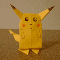 Anime en Origami P_pikachu