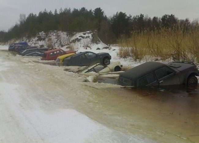 R.I.P. OPEL - Odpočívejte v pokoji - Stránka 4 Cars-in-ice