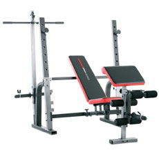 Squatter avec le weider pro 550 Weider-PRO550