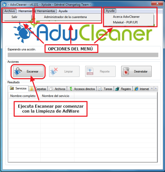 Paso 3 (C) - AdwCleaner - Limpieza de AdwWare 03Pantalla