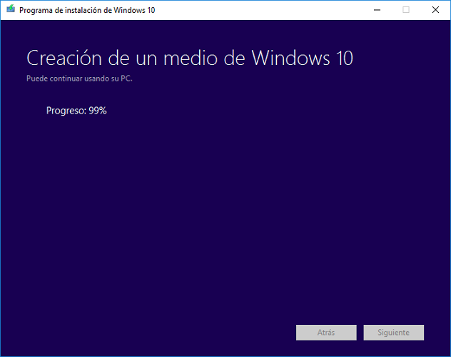 Creación de Medios de Instalación de Windows 10 ( DVD -ISO -Pendrive) IMG008