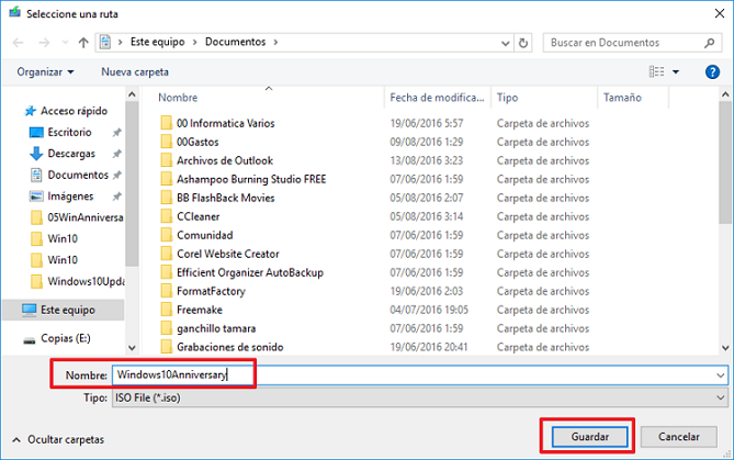 Creación de Medios de Instalación de Windows 10 ( DVD -ISO -Pendrive) IMG102