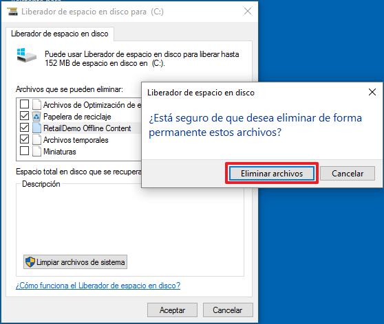 Limpieza de Archivos de Instalación y Copias de Windows 10 IMG005