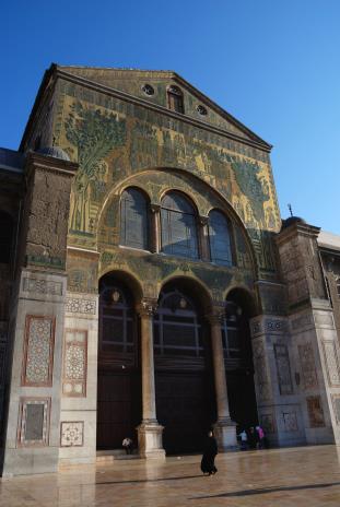 La grande mosquée de Damas Mosomm_fronton1