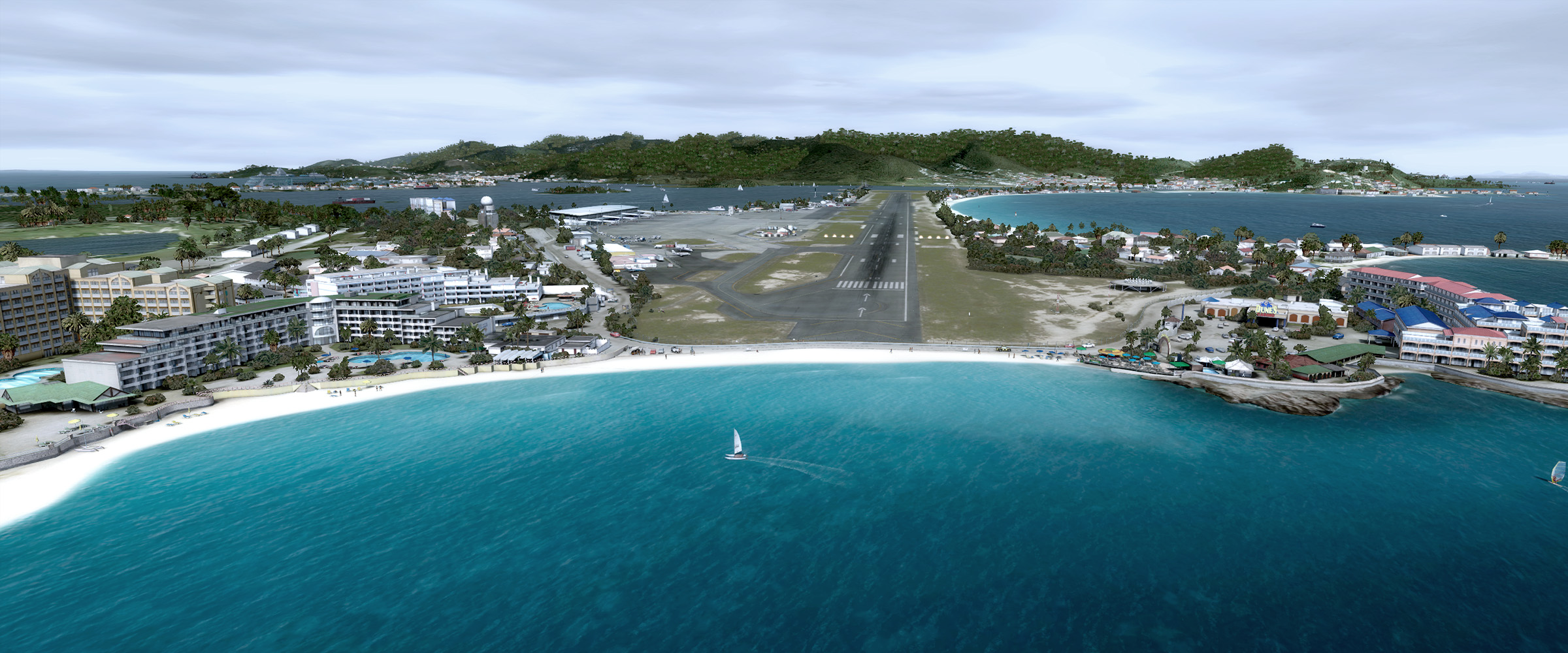 الأن مطار St. Maarten أصعب مطار Tncm1