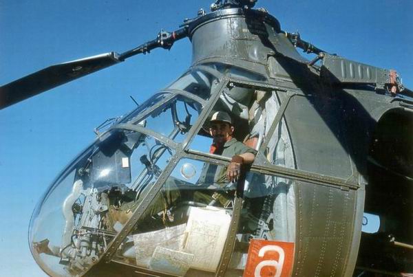 Hélicoptère en Algérie, le Vertol H21 H5