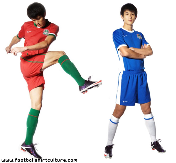 Todas as camisas do Campeonato Chinês Henan_2011_Nike_home_away