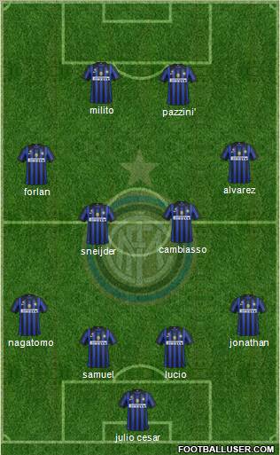 a 4-4-2 formation 205145_F_C__Internazionale