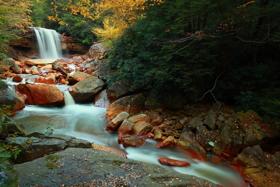 Autumn Waterfalls Nature Photography Waterfalls-douglas-falls-thomas-wv