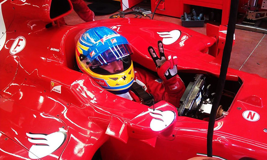 GP de España: Libres-1. Alonso en cabeza Alonso-libres-1