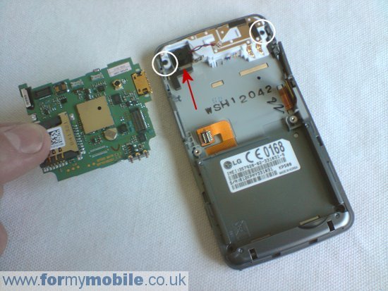 LG Cookie KP500 disassembly Cookie5