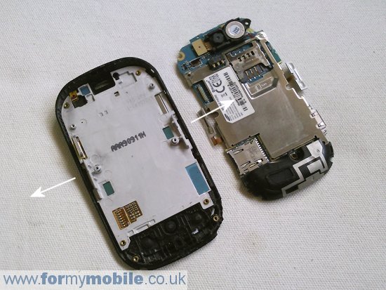 Samsung S3650 Genio disassembly S36504