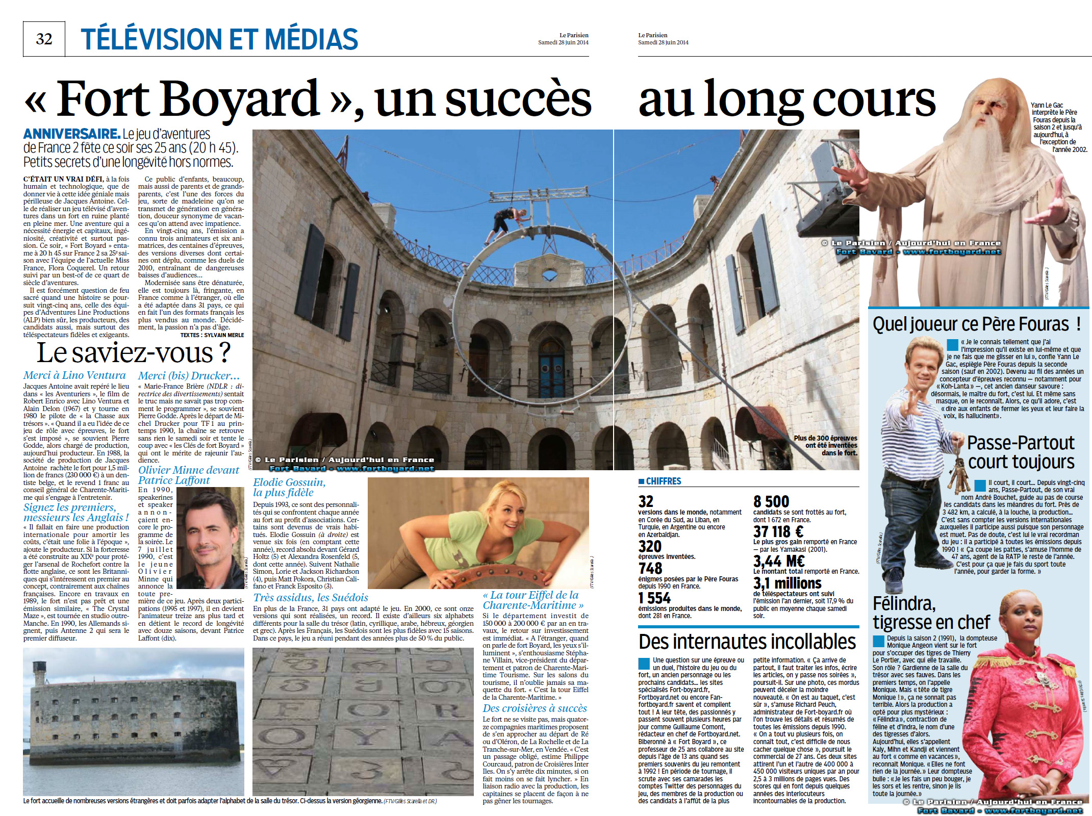 [Unique] La presse et les médias qui parlent de Fort Boyard 2014 - Page 4 Fb2014-leparisien-1