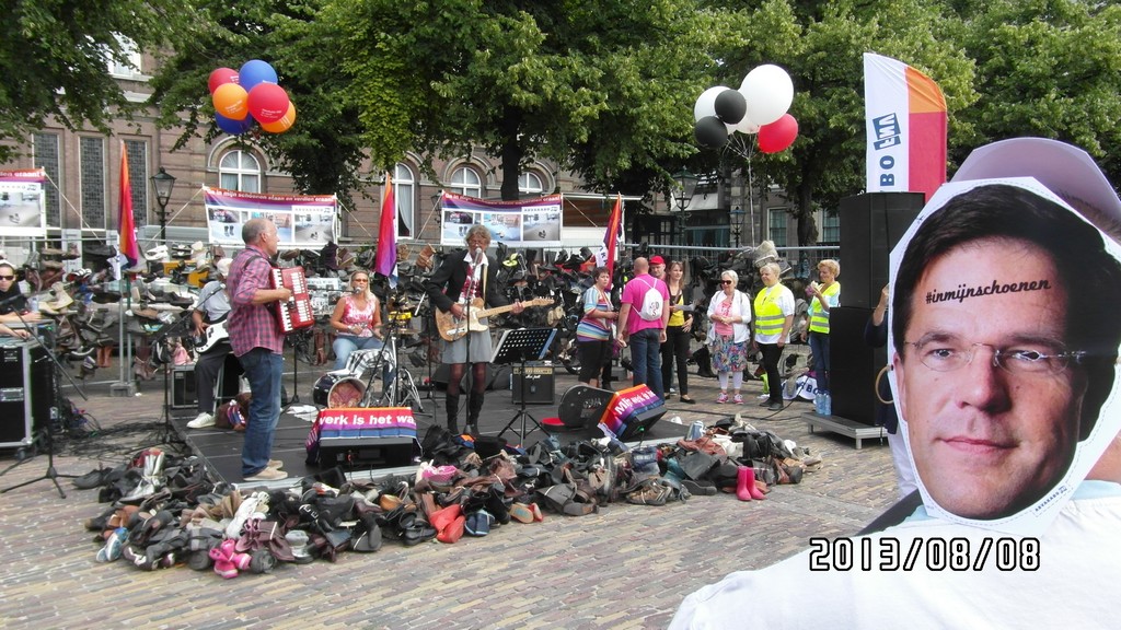 08-08-2013 Den Haag - Abvakabo FNV actie tegen het kabinet Rutte/Samsom  (184)