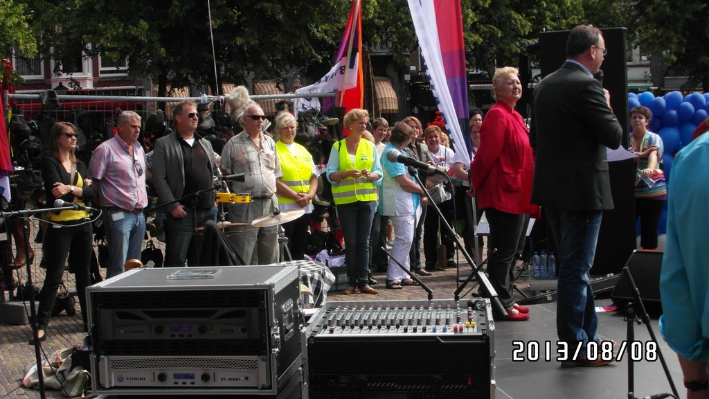 08-08-2013 Den Haag - Abvakabo FNV actie tegen het kabinet Rutte/Samsom  (187)