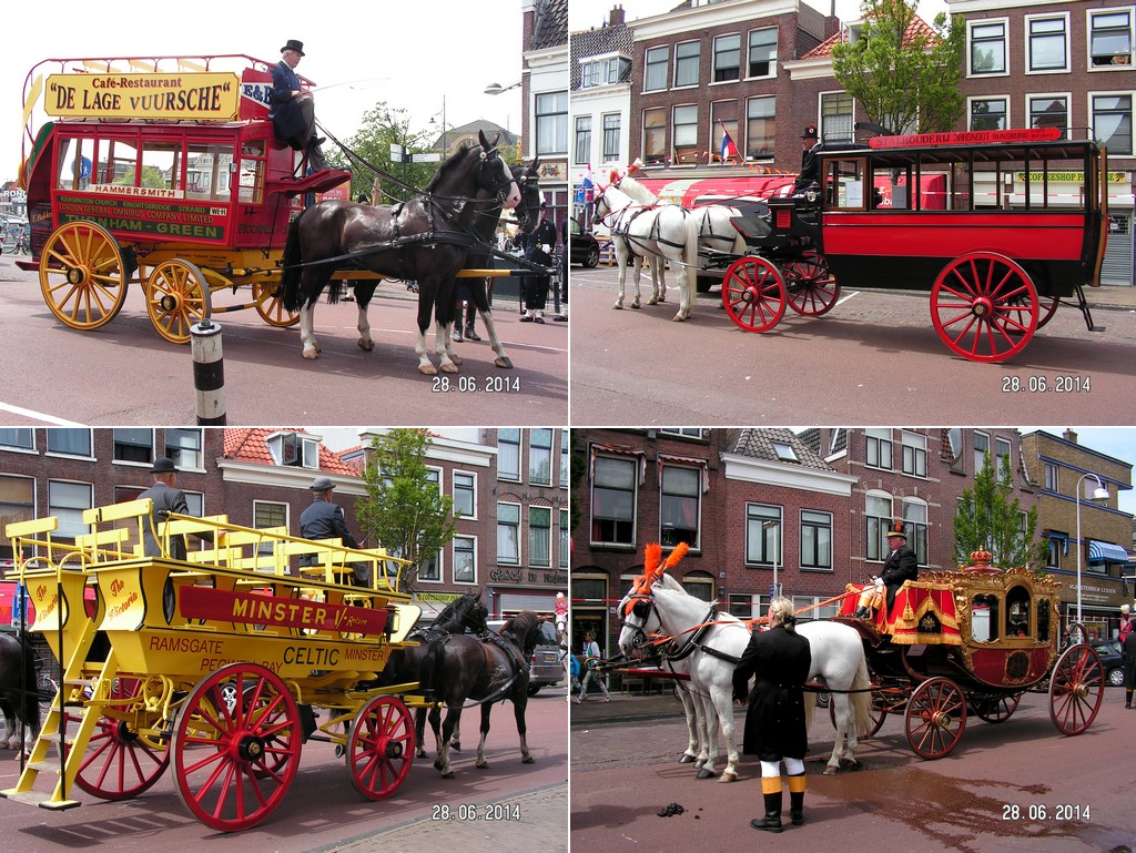 28-06-2014 Leiden - 3in1 - Paard+Koets-Dragonbootraces-Draaiorgels  28062014leidenlakenfeest3in1%2813%29