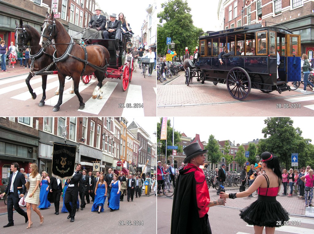 28-06-2014 Leiden - 3in1 - Paard+Koets-Dragonbootraces-Draaiorgels  28062014leidenlakenfeest3in1%2823%29