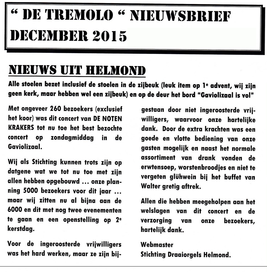 Nieuwsbrief 'De Tremolo' 4e kwartaal 12-2015 1512N01%28108%29