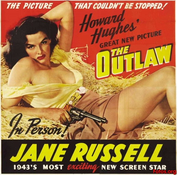 Otro mito que se va... Jane Russell muere a los 89 años HUGHES-1943-The-Outlaw-El-forajido-9i