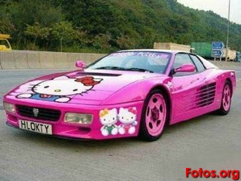 coches frikis y de+ - Página 2 Hello_Kitty_Coche