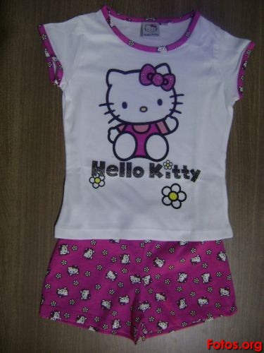 Rompecabezas del Amor // Nick & Tu! Pijama-nina-hello-kitty-algodon