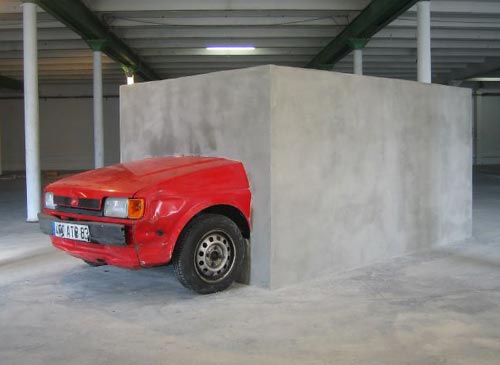 Caption Game :D Cement-block-car