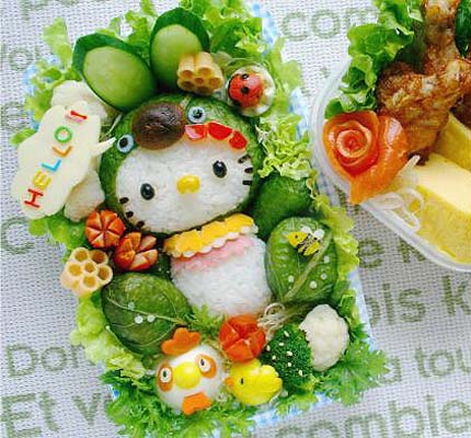 Comida japonesa original Hello-kitty-bento-box