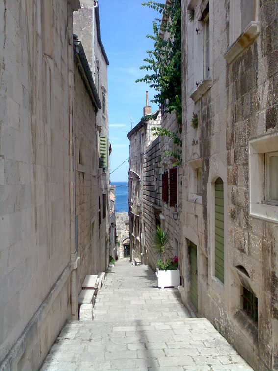 Enge Gasse Korcula-Gasse