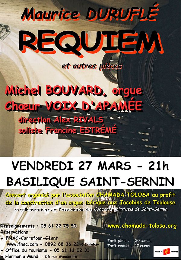 Toulouse - Saint-Sernin - 27 mars - Requiem de Durufl Concert_durufle_requiem