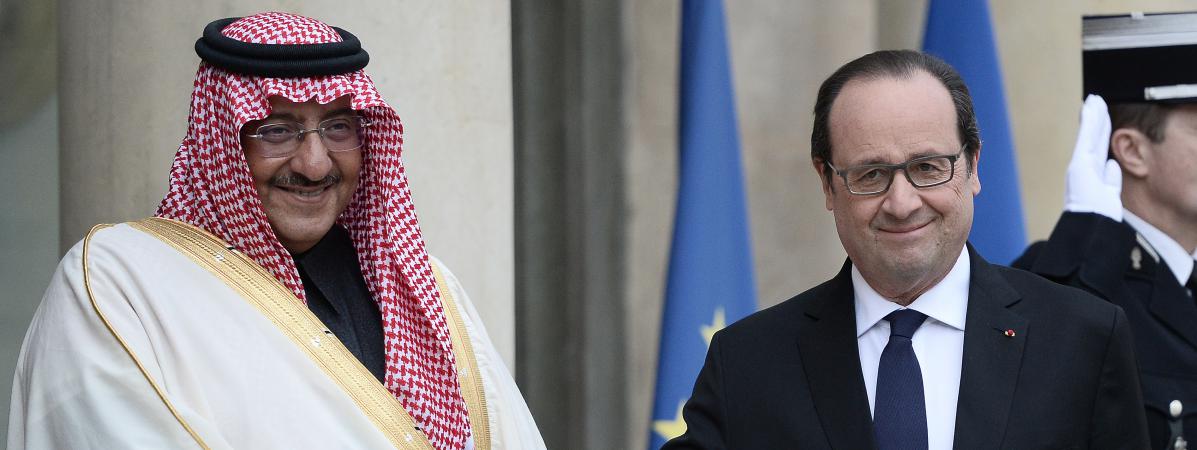 Hollande a discrètement décoré de la légion d'honneur le prince héritier d'Arabie saoudite 8031655