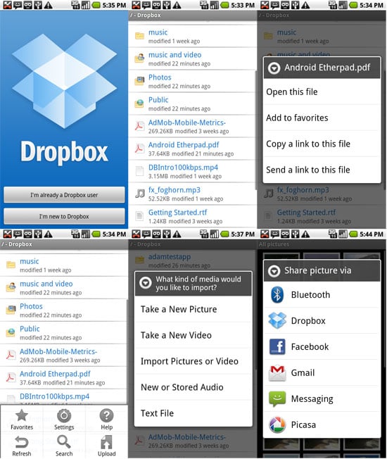 [SOFT] DROPBOX : Sauvegarde, stockage et partage de fichiers [Gratuit] Dropbox-android