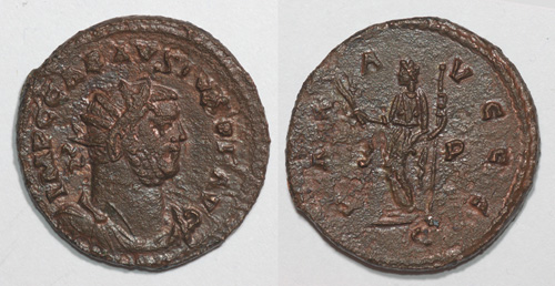 Carausius, Diocletien et Maximien Hercule Caraussius_paxavggg_n