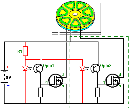 لمحرك يعمل على المغناطيس  Fig52b