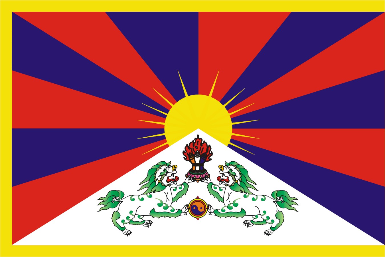 Das Flaggen-Spiel - Seite 2 Free-tibet-flagge