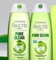 free garnier pure & clean shampoo sample Capture25