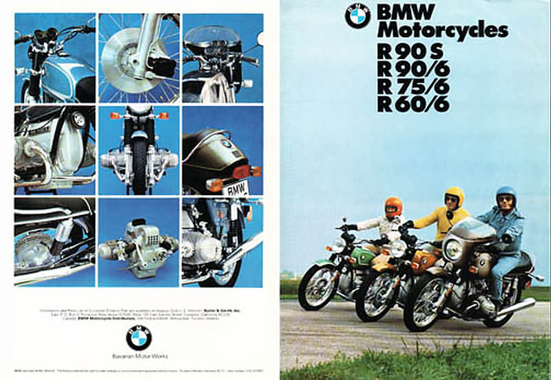 Dépliants publicitaires d'époque Bmw_1974