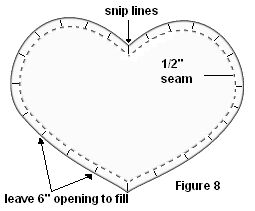 خدادية كروشية على شكل قلب مزينة بوردات بارزة Figure8-snip-curves